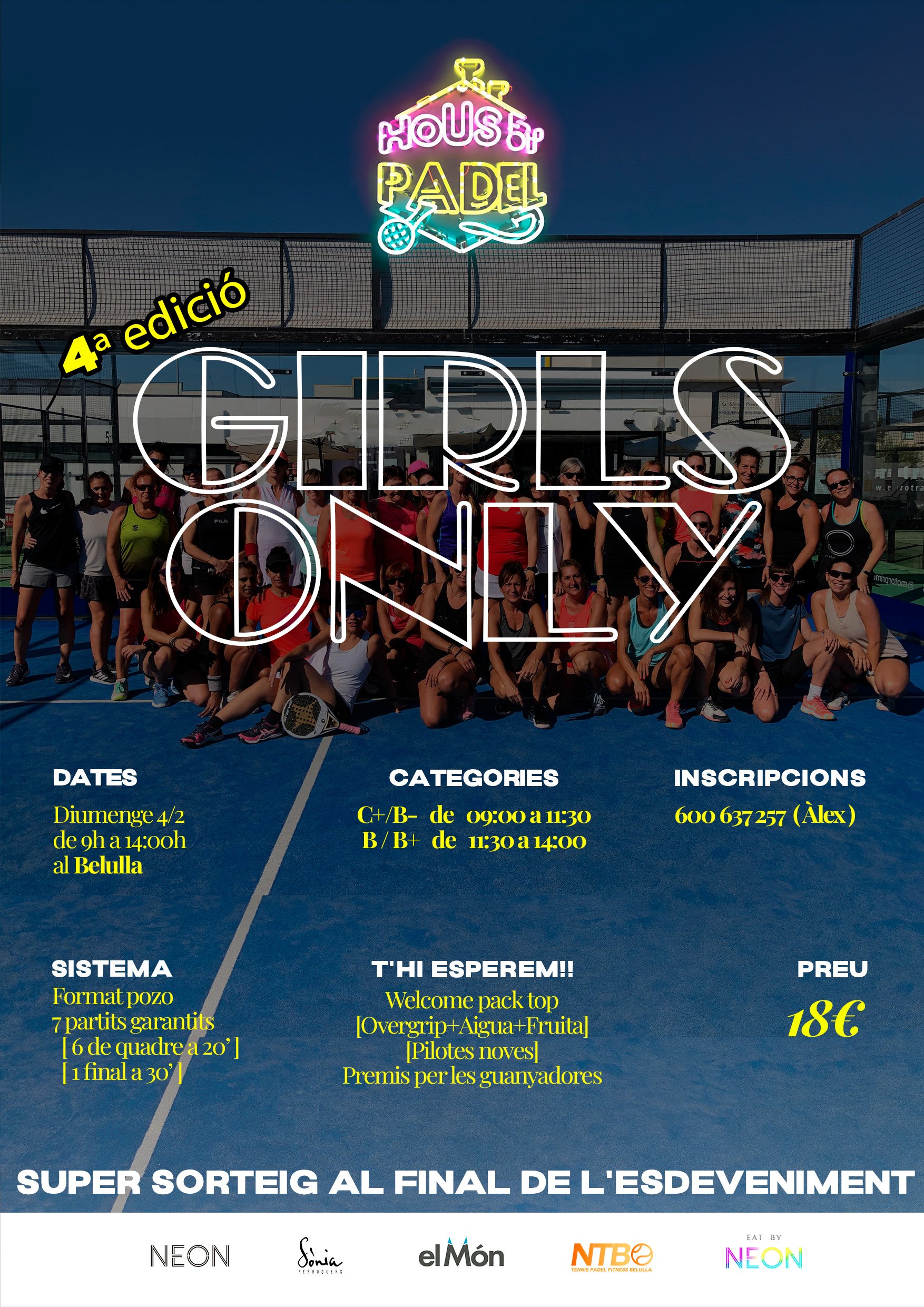4º Girls Only Americana + Tardeo