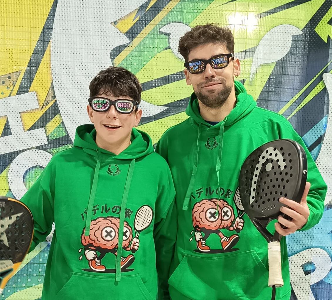 Sudadera Verde Crazy Padel Brain 25/26